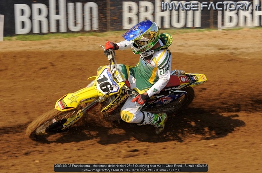 2009-10-03 Franciacorta - Motocross delle Nazioni 2645 Qualifying heat MX1 - Chad Reed - Suzuki 450 AUS